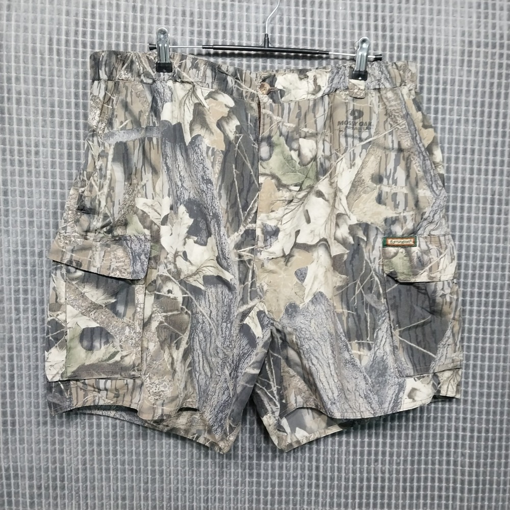 Remington Mens Cargo Shorts Mossy Oak Break-Up Camo 35 Multi